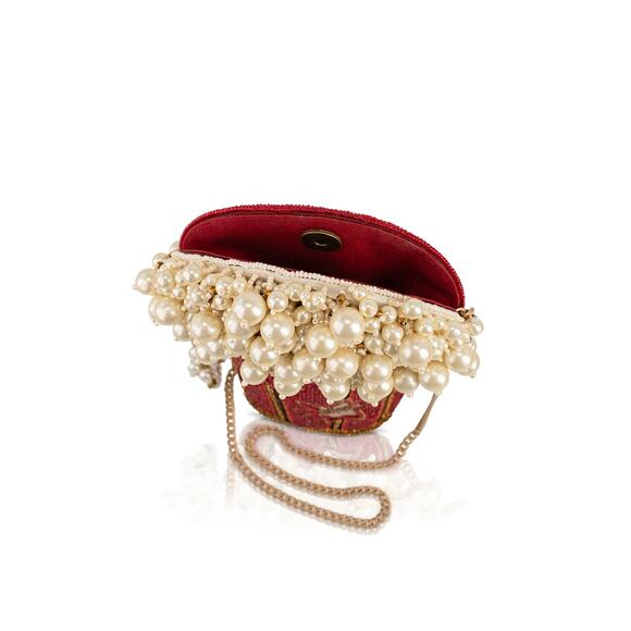 Mary Frances Movie Night Popcorn Bucket Handbag - Picture 5 of 6